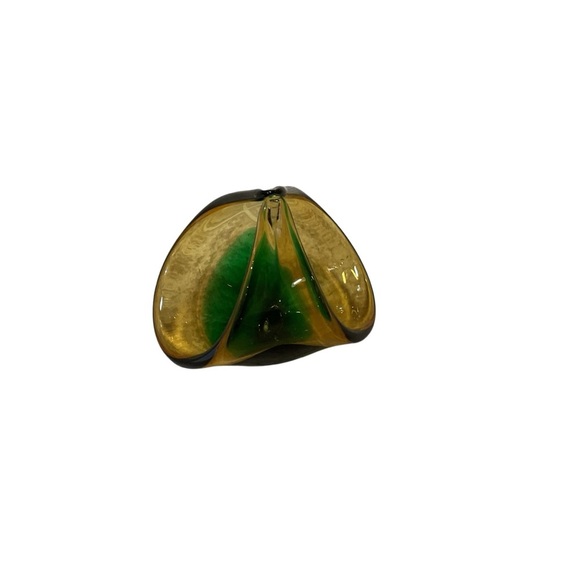 Vintage Merano Glass Basket Bowl Hand Blown MCM Mid Century Modern Italian Art - Picture 6 of 7